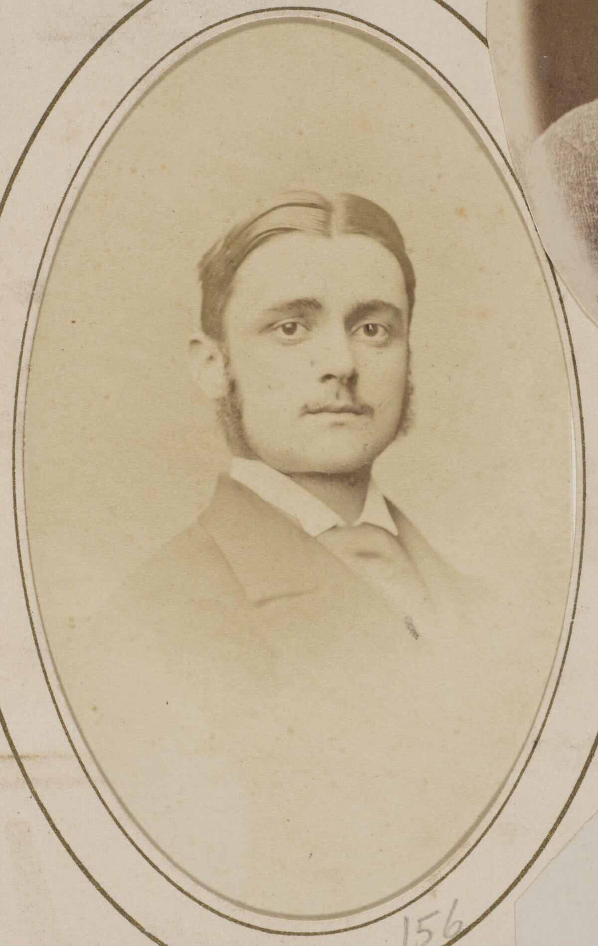 Vintage Portrait of 19th Century Young Man