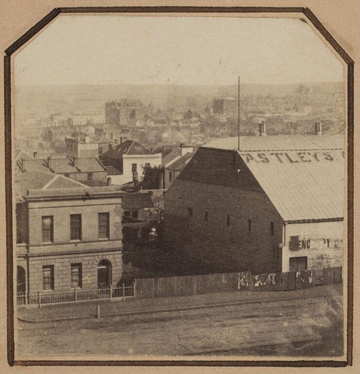 Vintage City View with Astley's Building