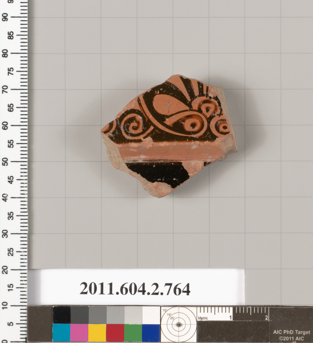 Ancient Decorated Pottery Fragment