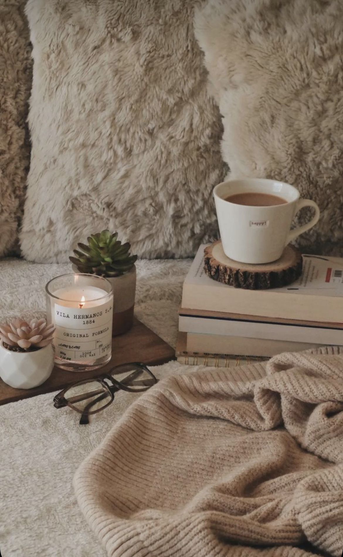 Cozy Warm Coffee Reading Nook