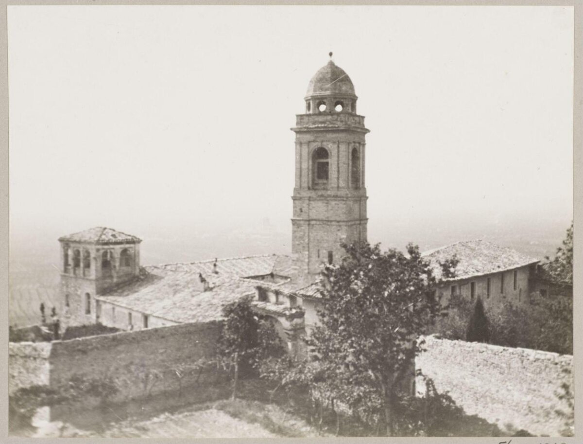 Vintage Hilltop Church Bell Tower