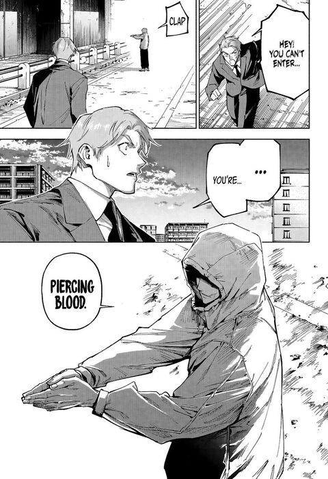 Black and White Manga Confrontation Scene