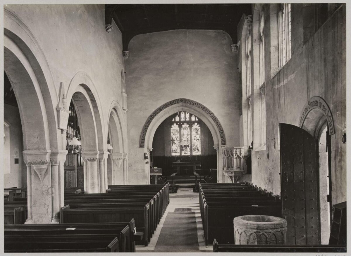 Church Nave Interior View
