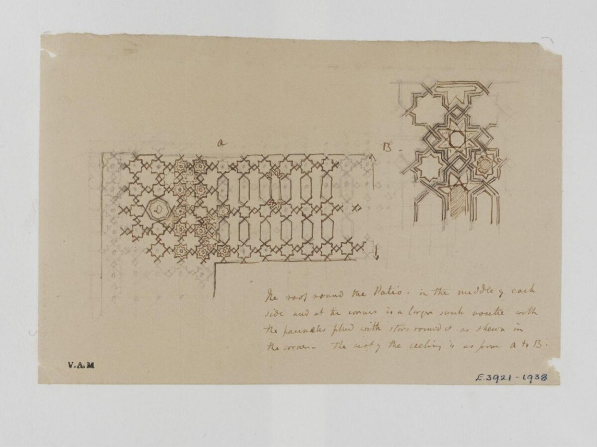Hand Drawn Architectural Pattern Sketch
