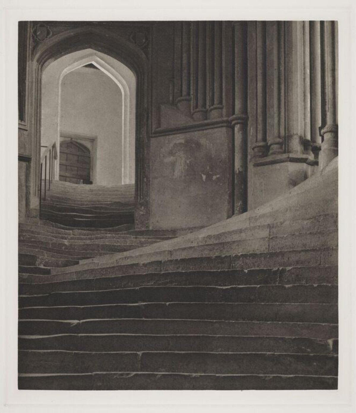 Gothic Stone Staircase Interior