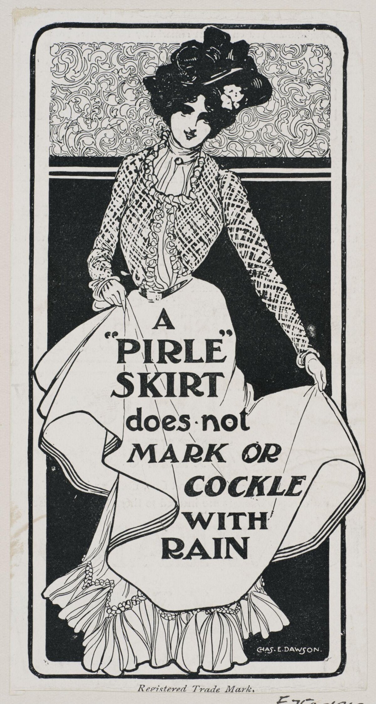 Vintage Pirle Skirt Advertisement