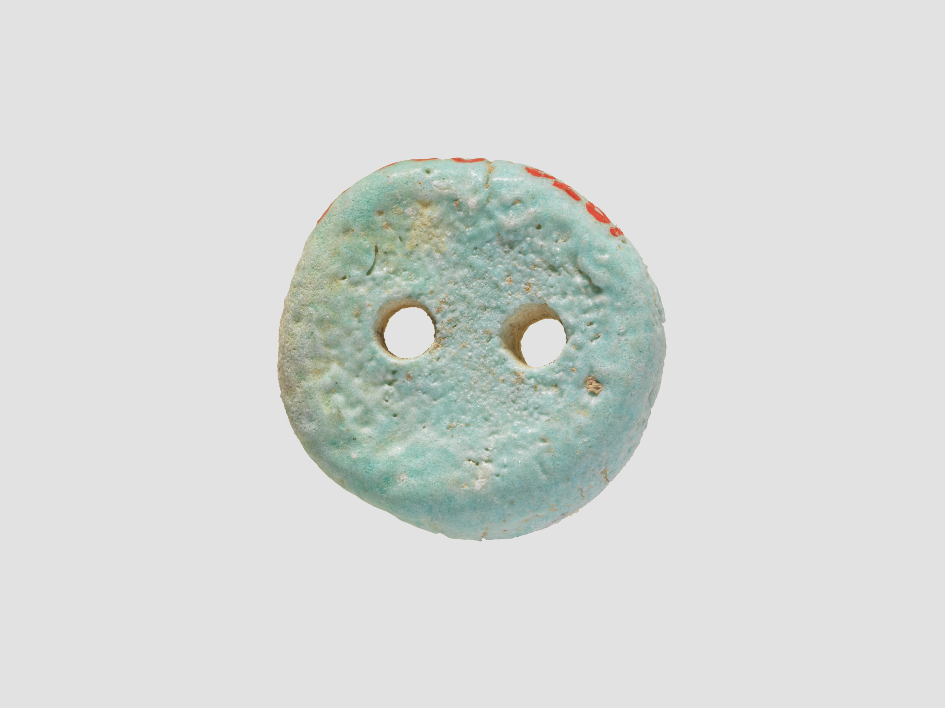 Ancient Two-hole Turquoise Button