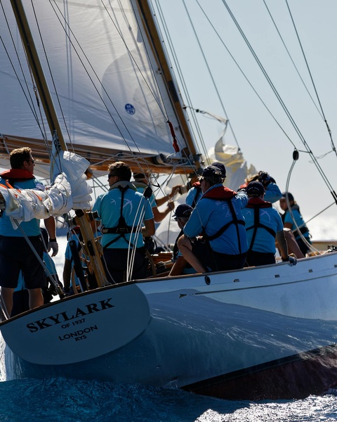 Skylark Sailing Yacht at Sea