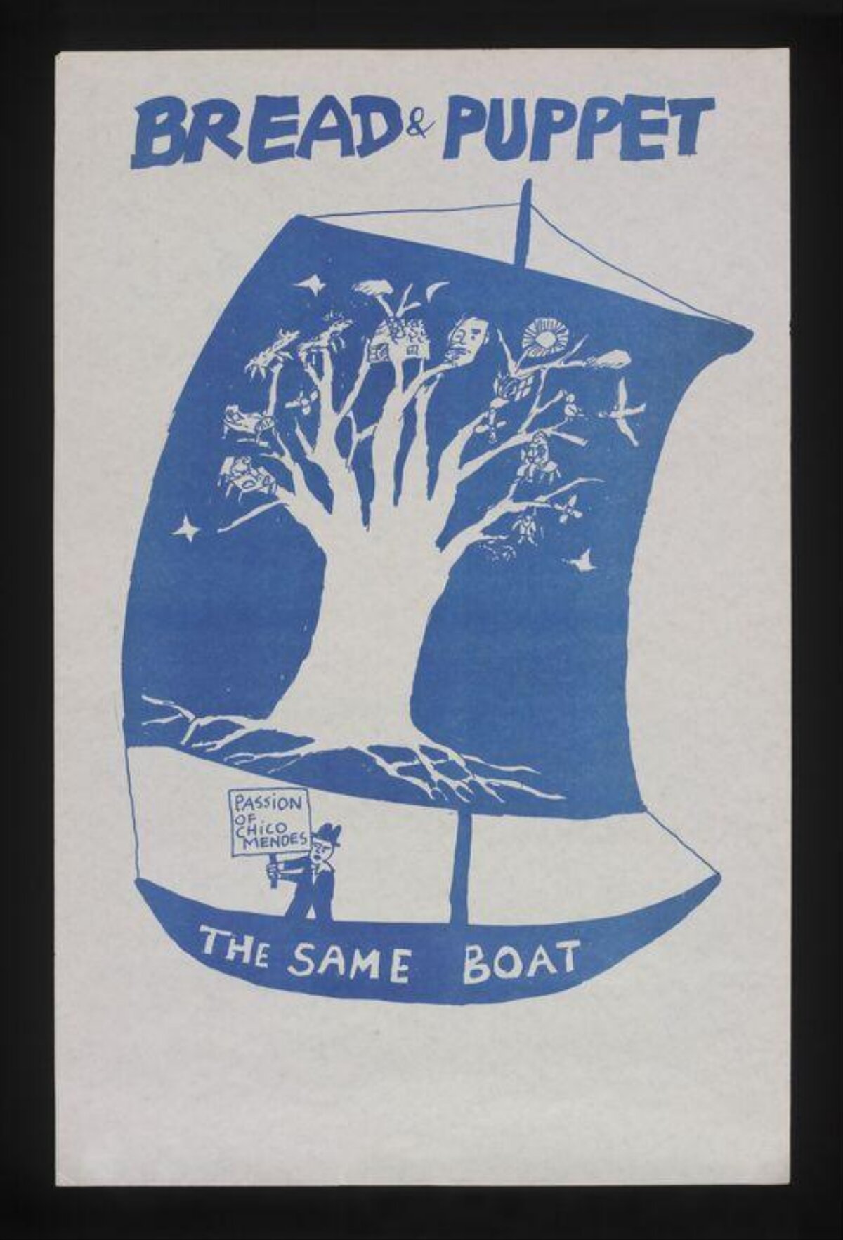 Bread And Puppet The Same Boat Poster