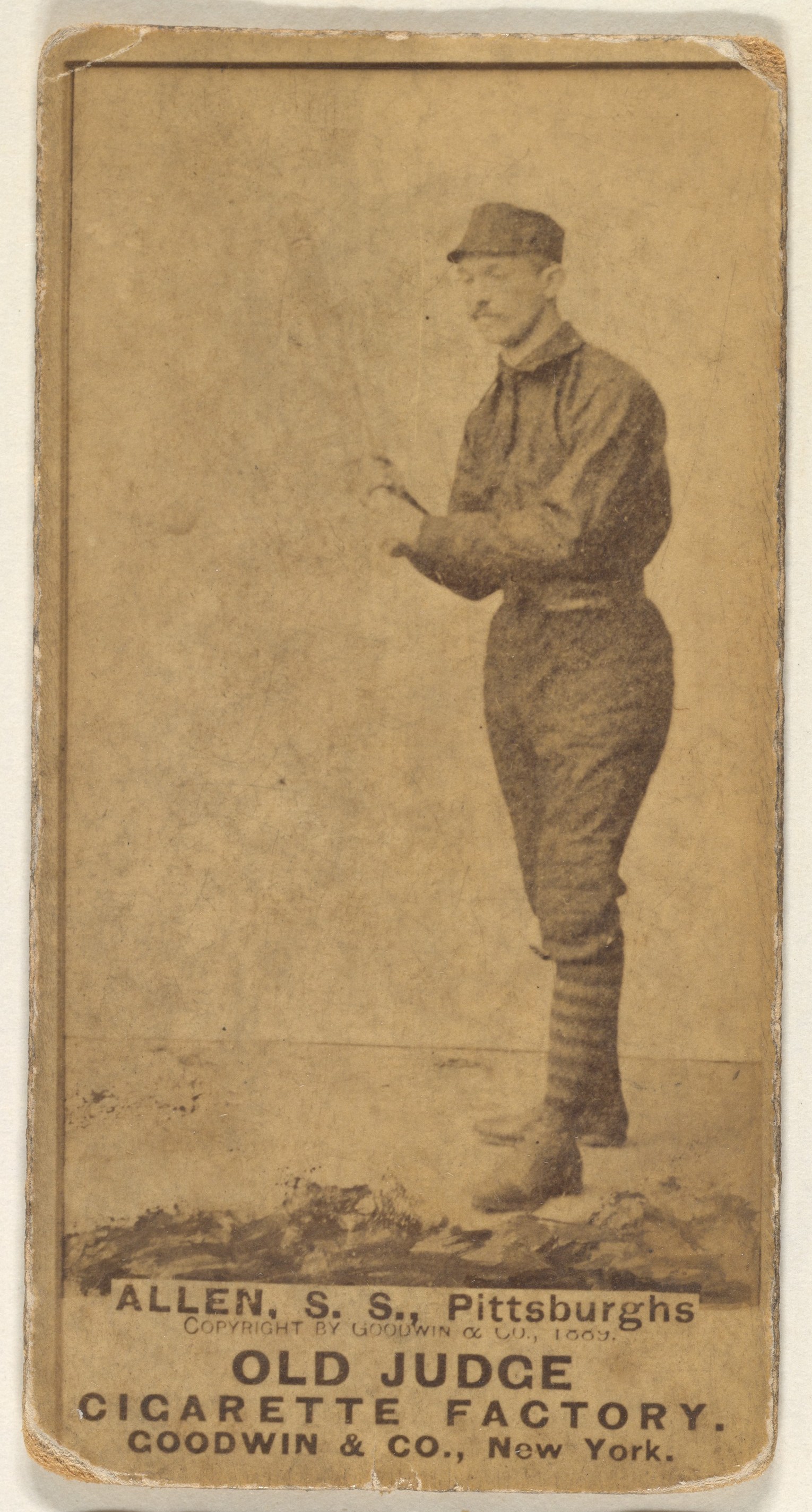 Vintage Old Judge Baseball Cigarette Card