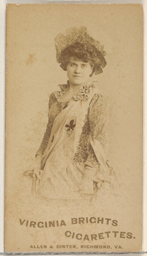 Antique Virginia Brights Cigarettes Trade Card