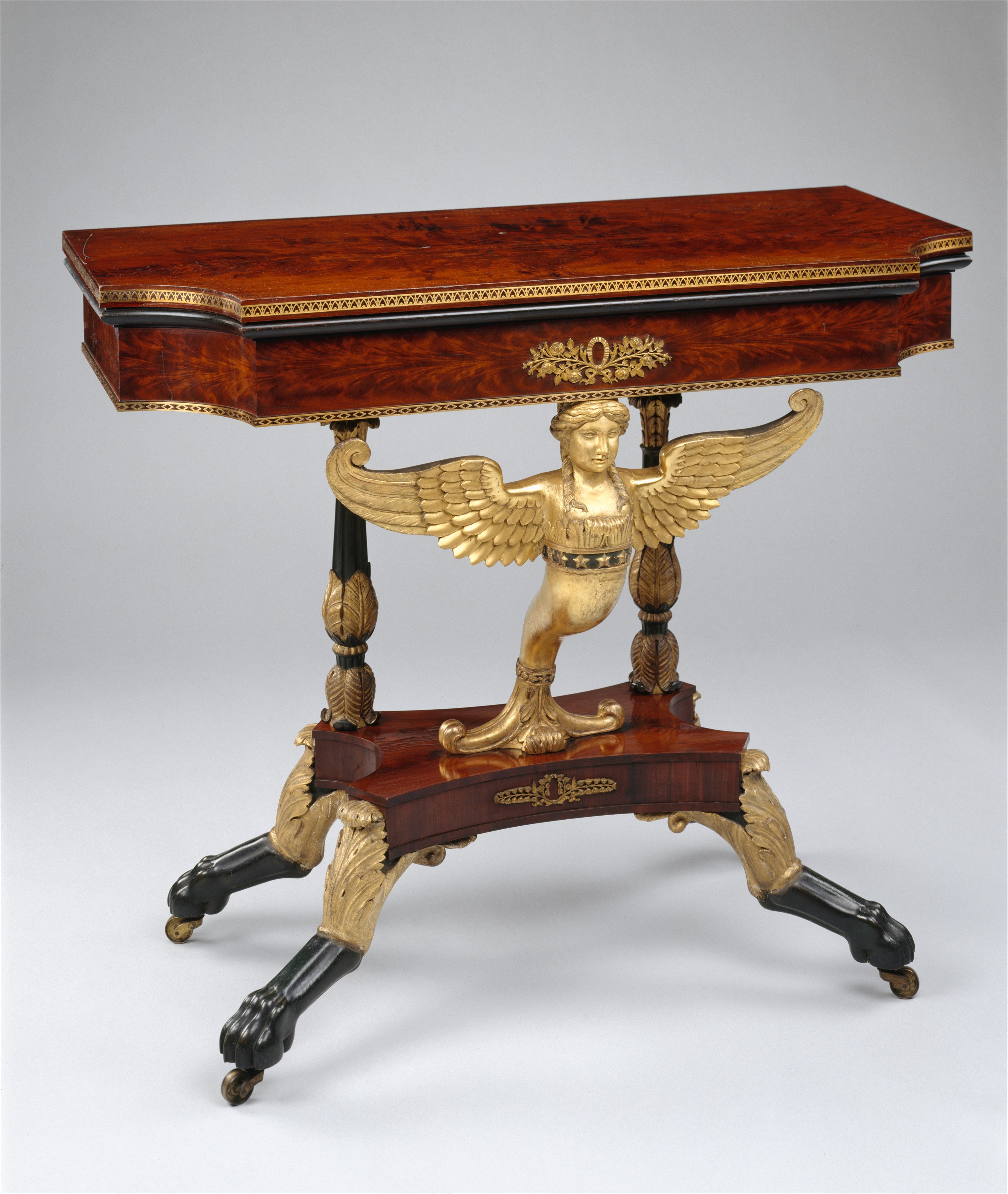 Ornate Gilded Antique Console Table