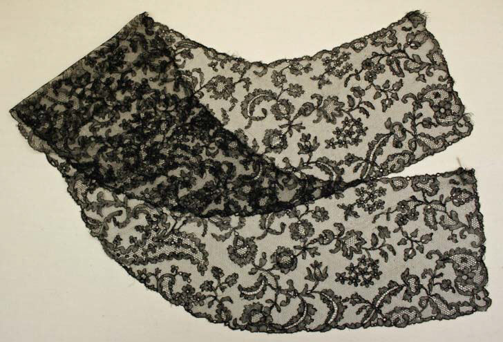 Black Floral Lace Fabric