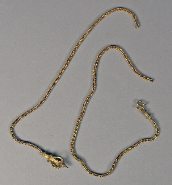 Ancient Golden Braided Necklace