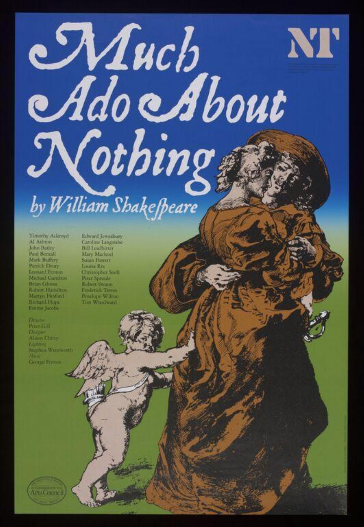 Much Ado About Nothing Theatre Poster