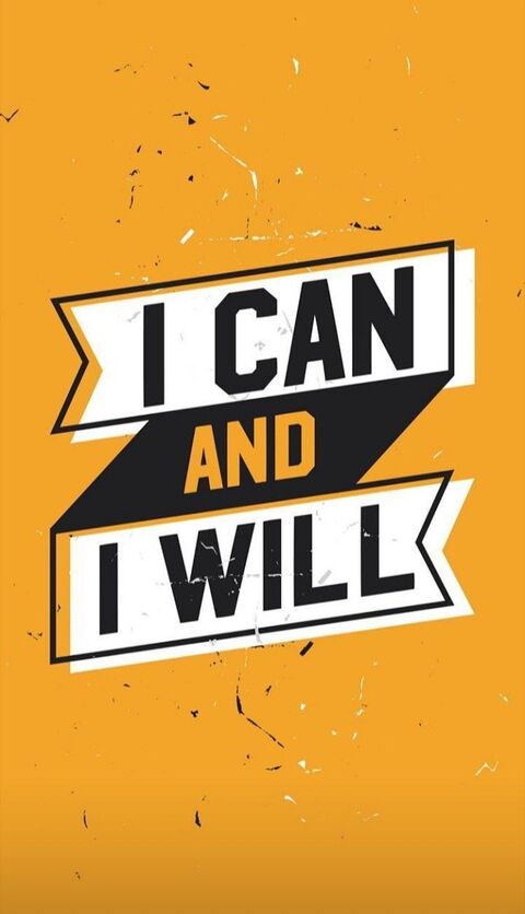 I Can And I Will Motivational Quote