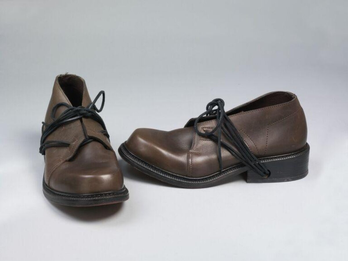 Pair of Brown Leather Dress Shoes