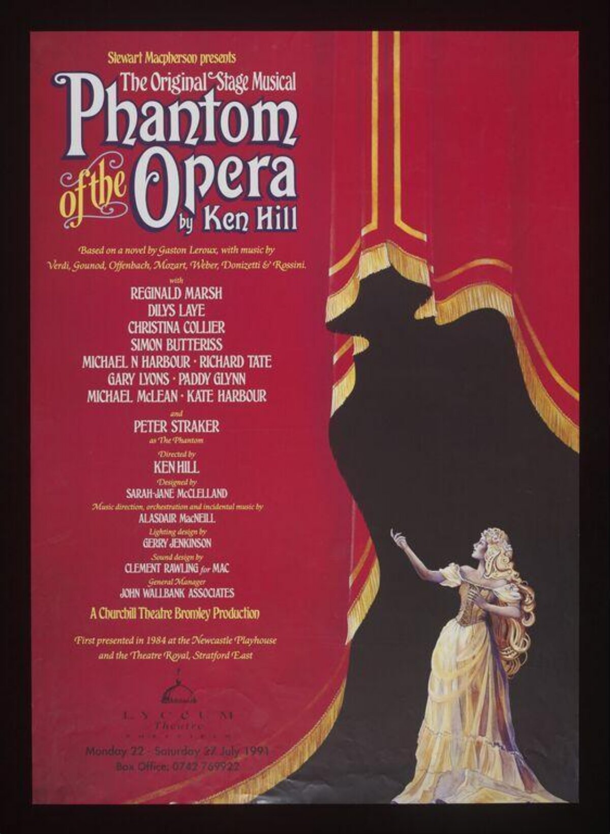 Phantom of the Opera Musical Poster