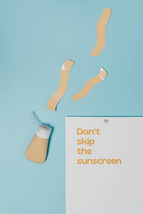 Don't Skip Sunscreen Skincare Reminder