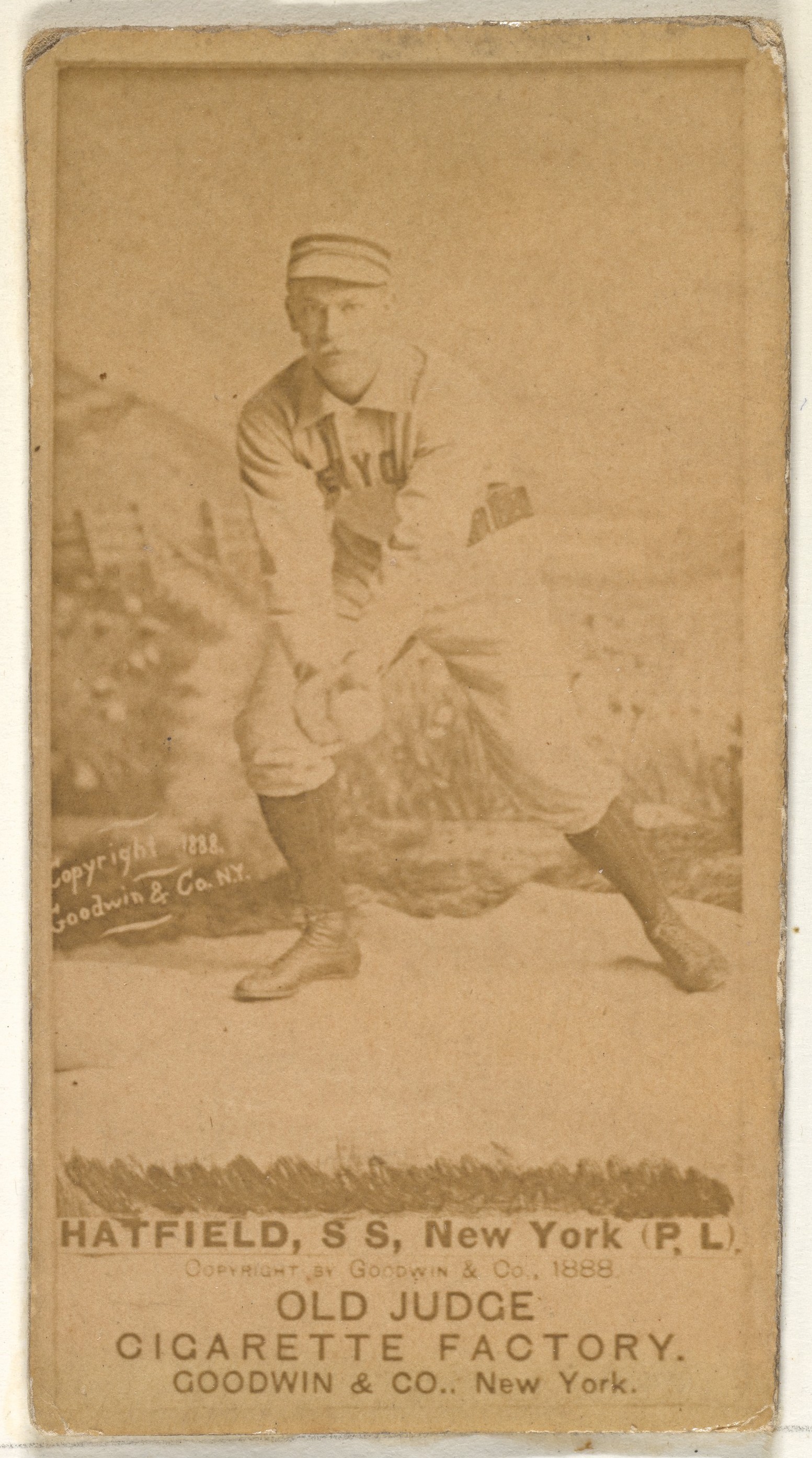 1888 Old Judge Baseball Cigarette Card