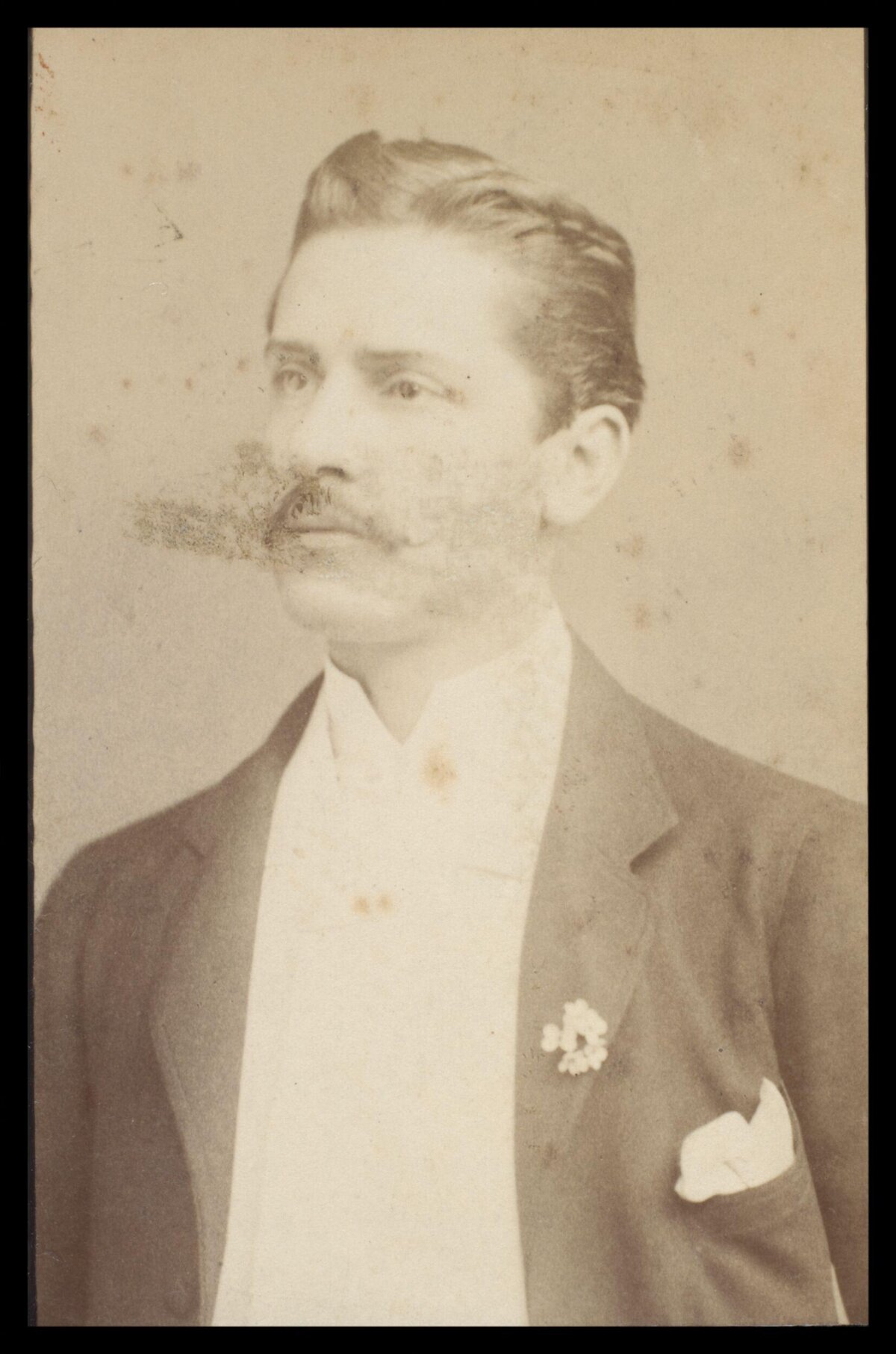 Vintage Portrait of Victorian Gentleman