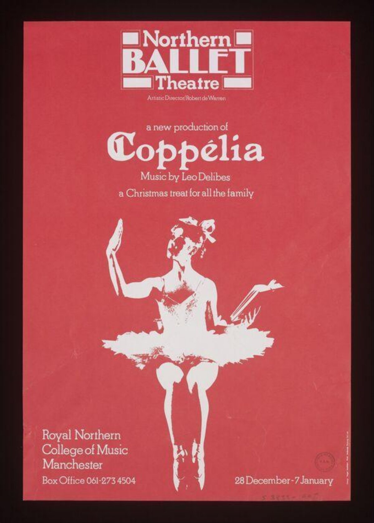 Northern Ballet Coppélia Performance Poster