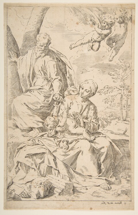 Holy Family Religious Sketch