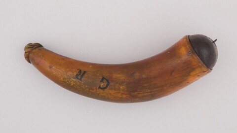 Antique Handcrafted Powder Horn