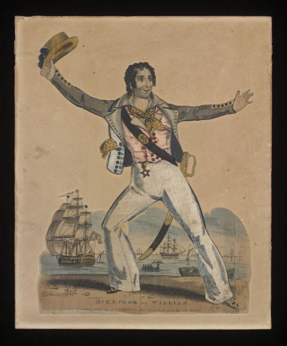 T.P. Cook as William Naval Portrait