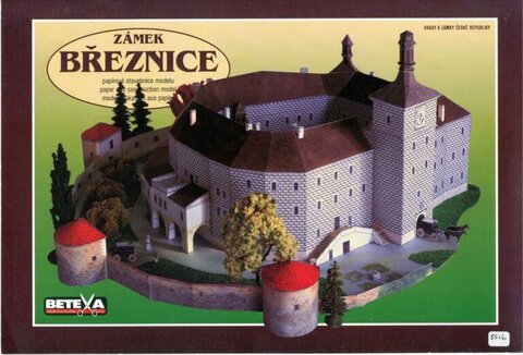 Březnice Castle Paper Model Cover