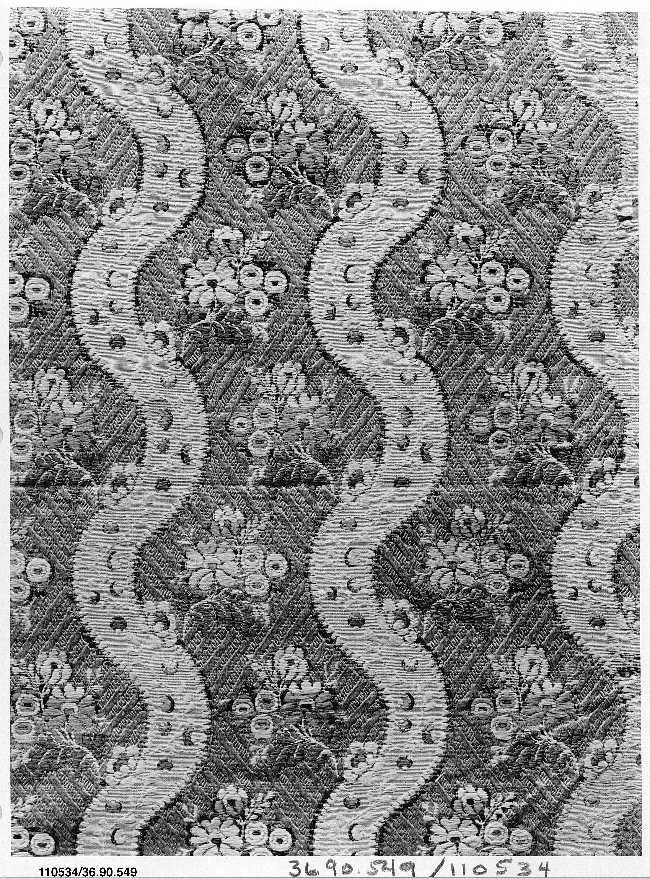 Floral Woven Textile Pattern