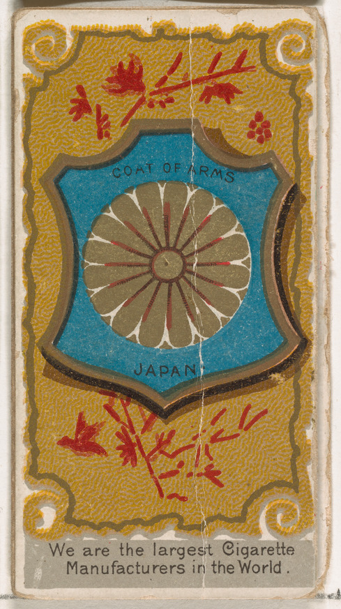 Vintage Japan Coat of Arms Cigarette Card