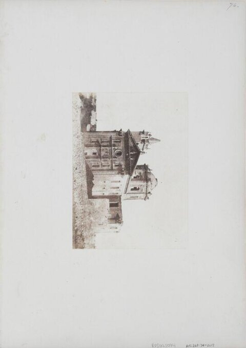 Vintage Photo of Historic Church Ruins