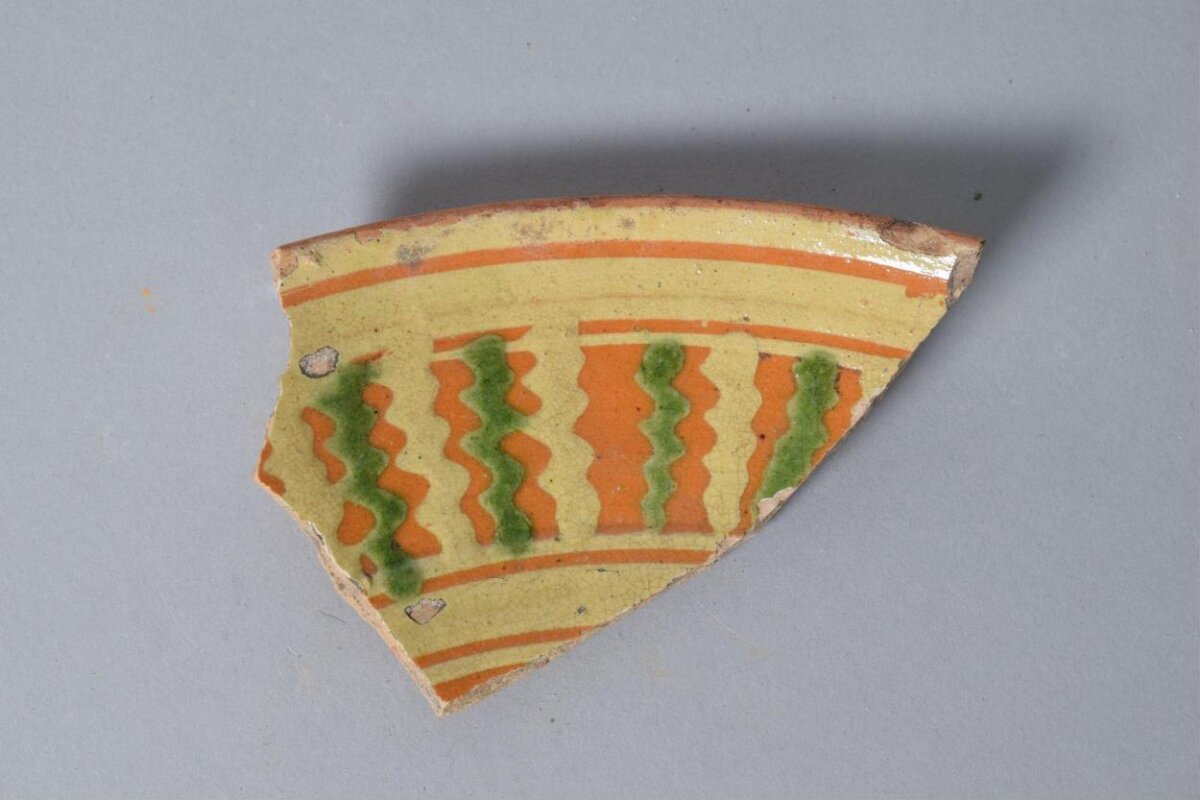 Polychrome Ceramic Fragment