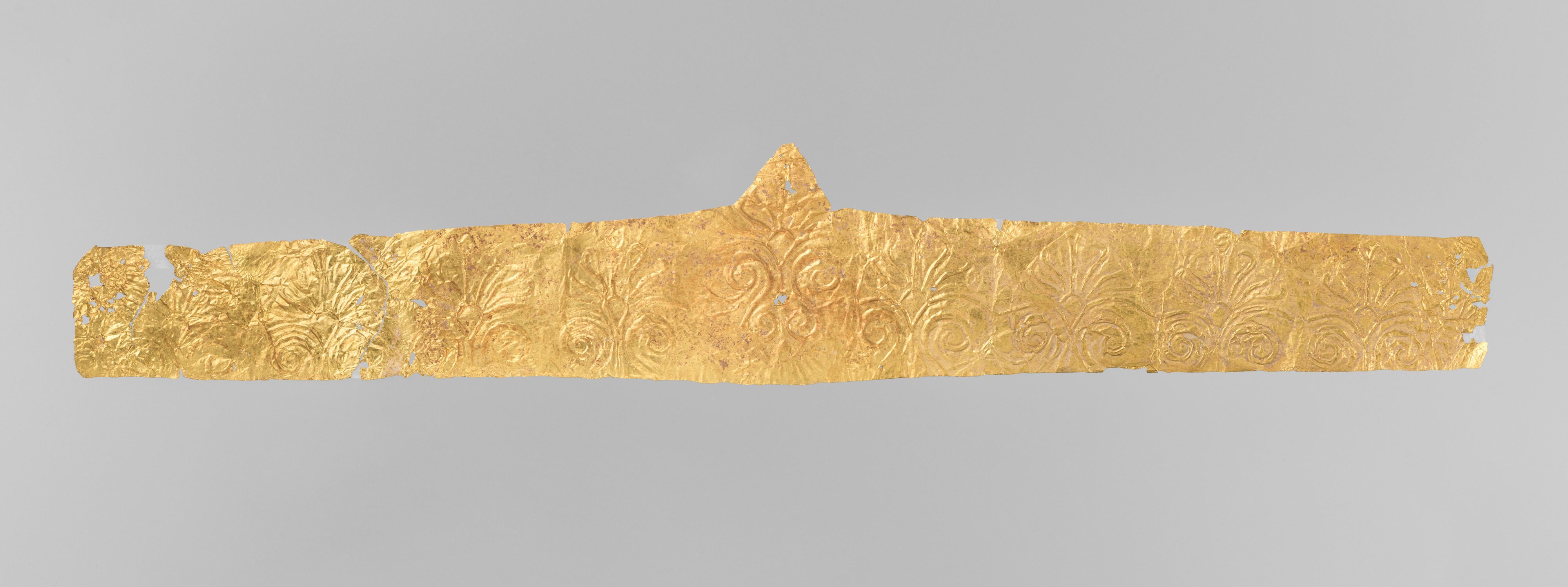 Ancient Patterned Gold Artifact