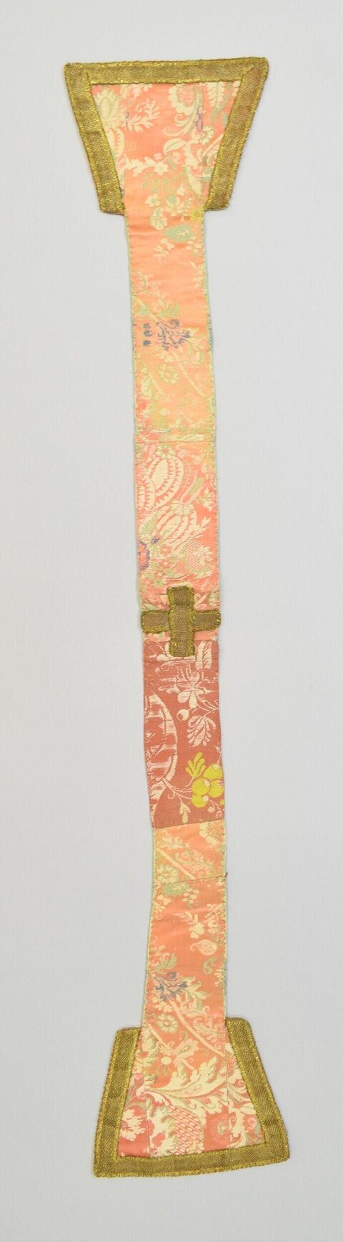 Antique Clerical Stole With Cross