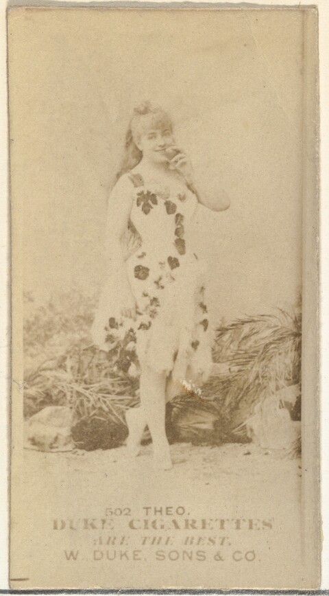 Vintage Duke Cigarette Actress Card