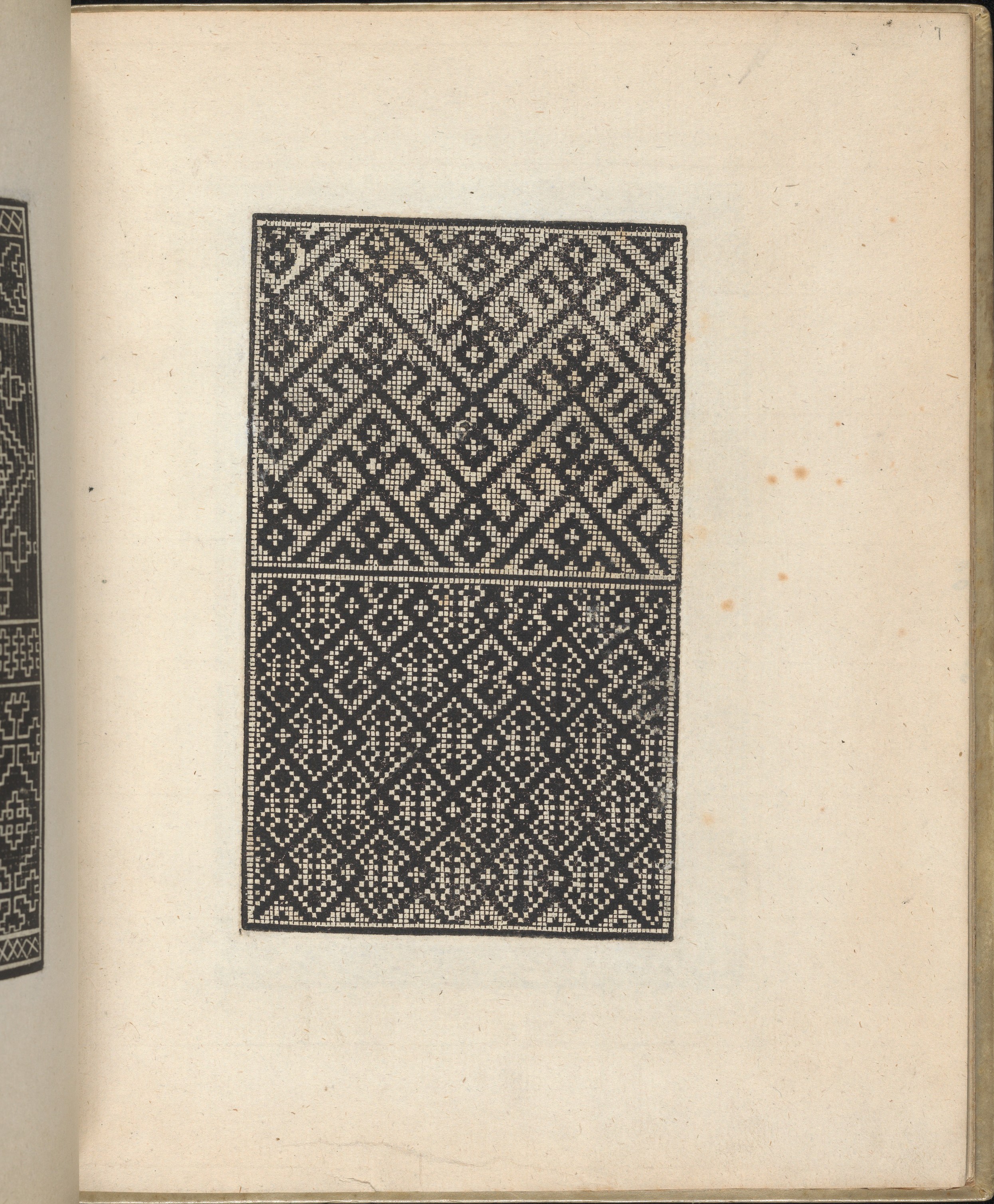 Traditional Geometric Embroidery Pattern