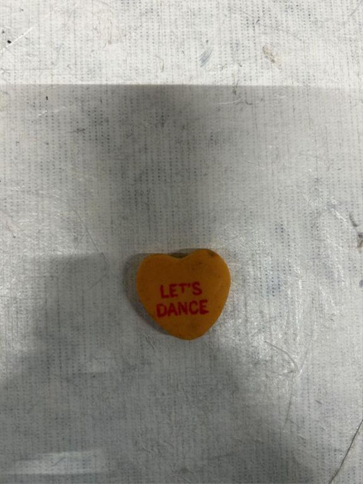 Heart Shaped Candy With Let's Dance