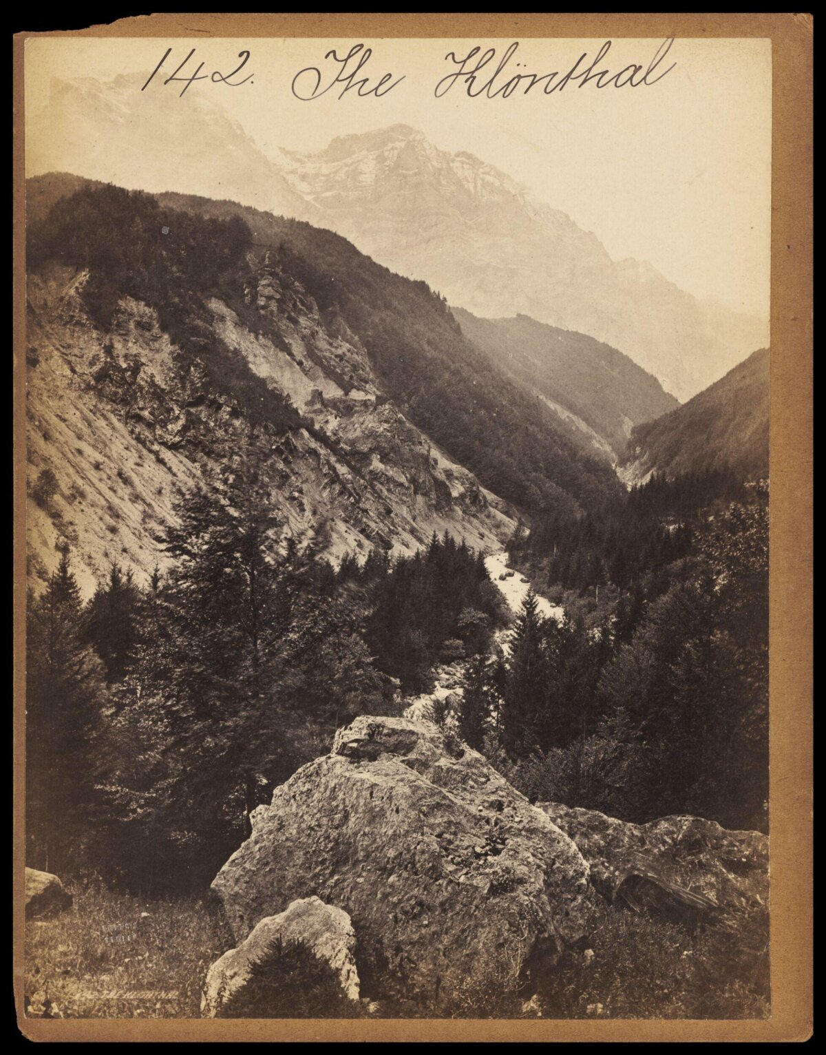 Glörntal Mountain Valley Landscape