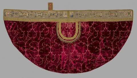 Medieval Embroidered Velvet Liturgical Cope