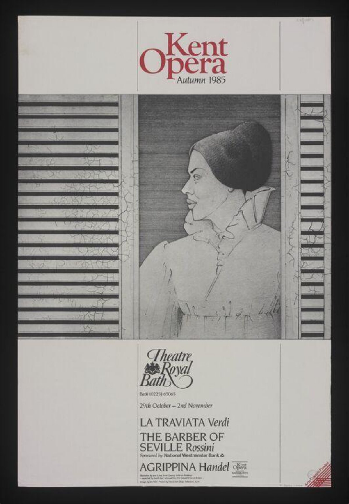 1985 Kent Opera Performance Poster