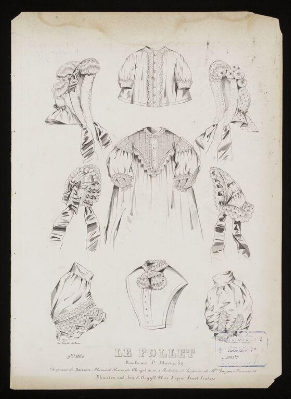19th Century Fashion Plate