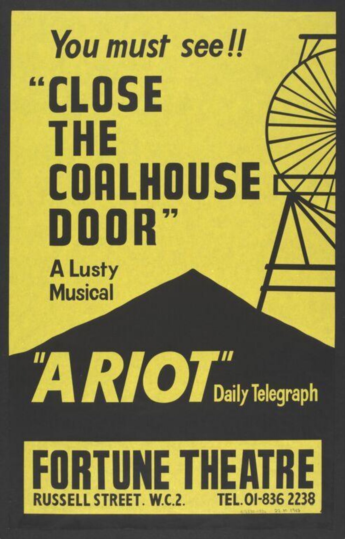 Close the Coalhouse Door Musical Poster