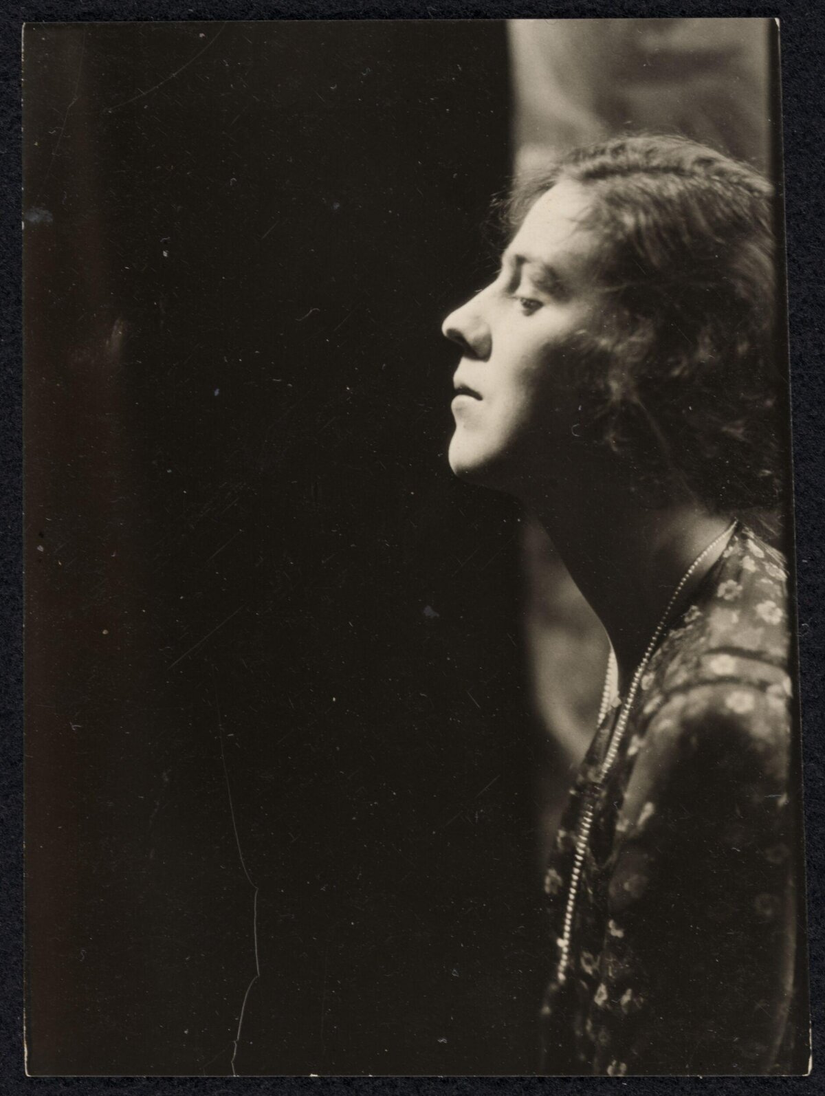 Vintage Profile Portrait of a Woman