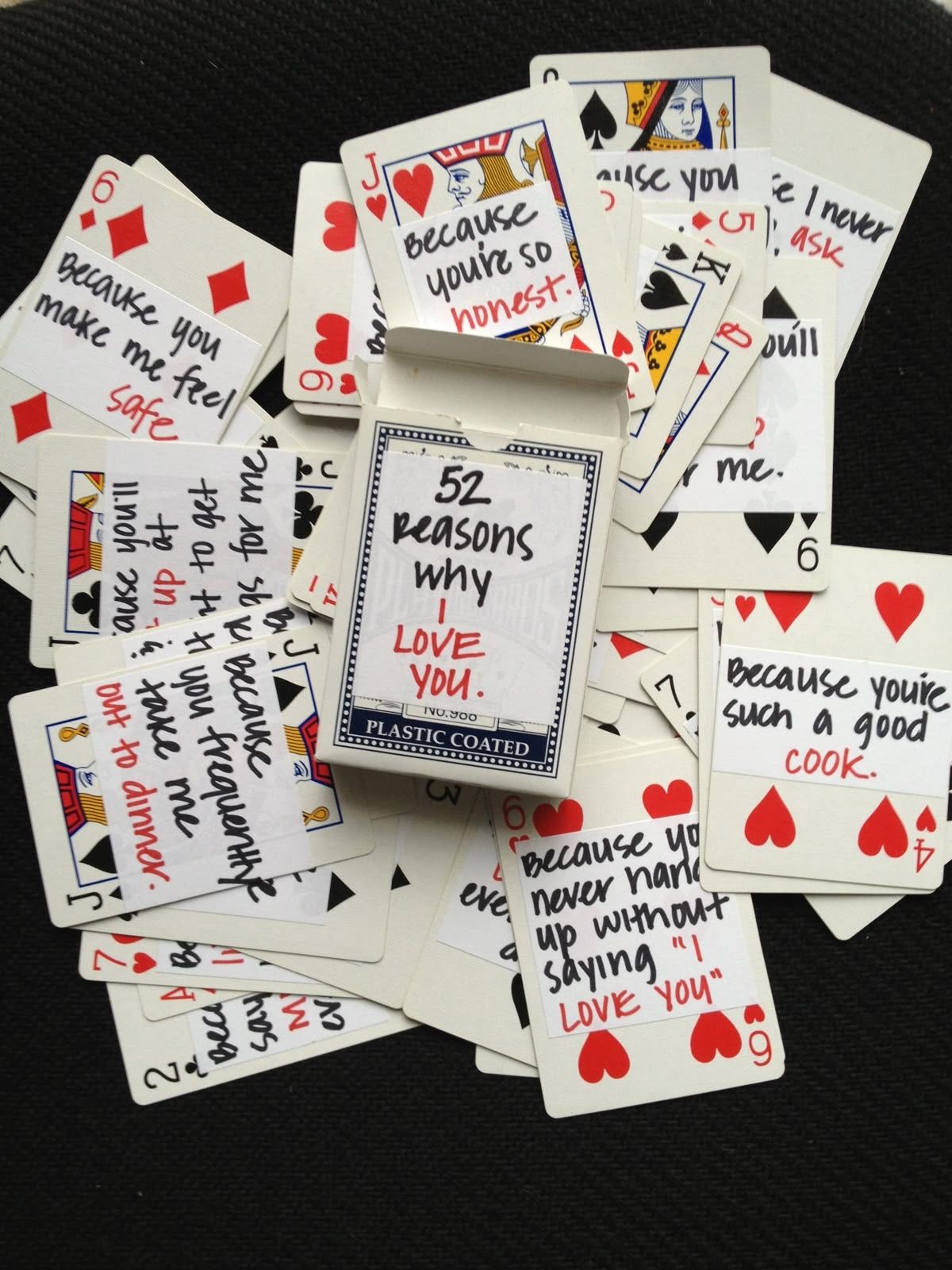 52 Reasons Why I Love You Gift