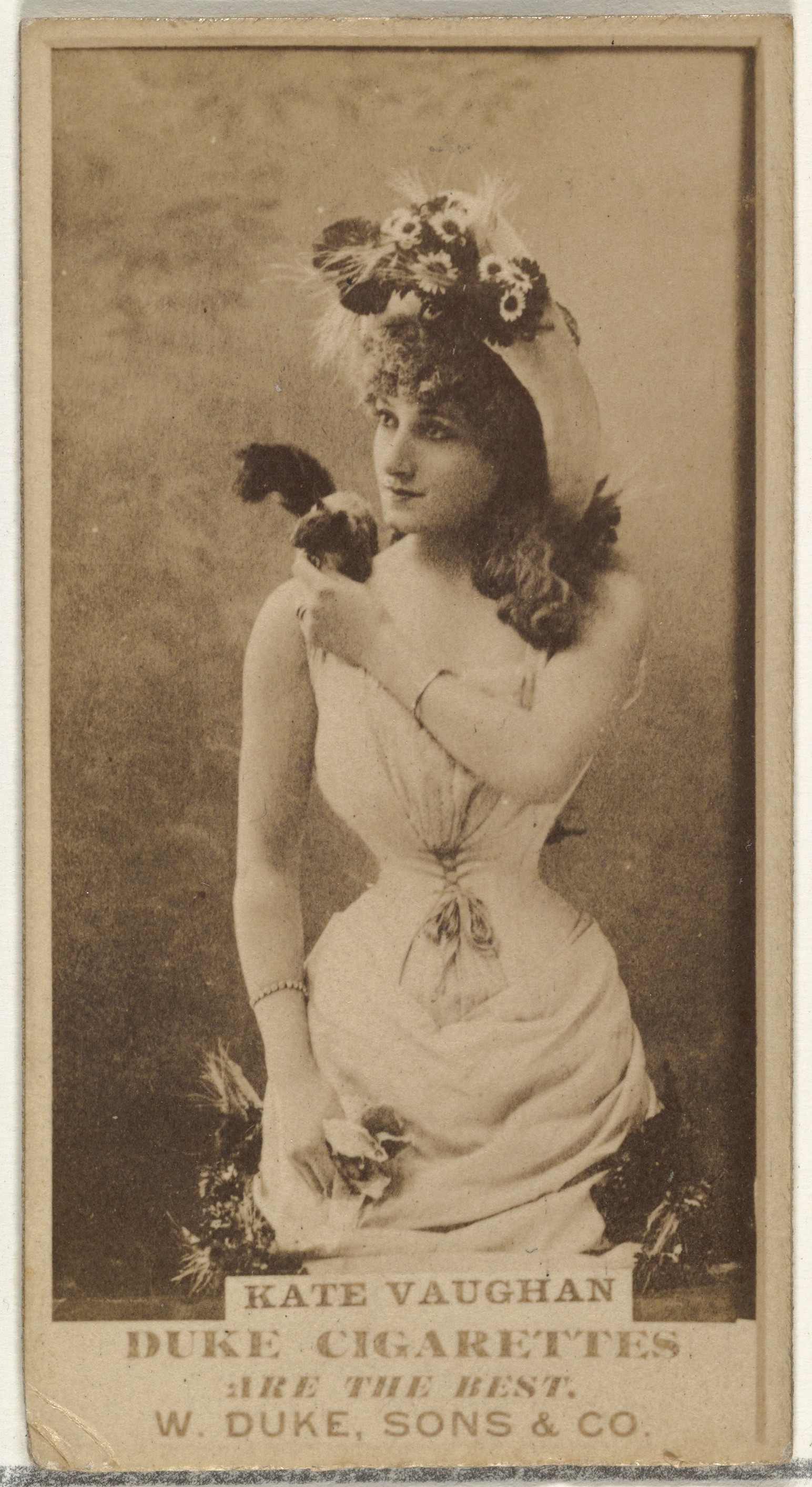 Vintage Kate Vaughan Duke Cigarette Card