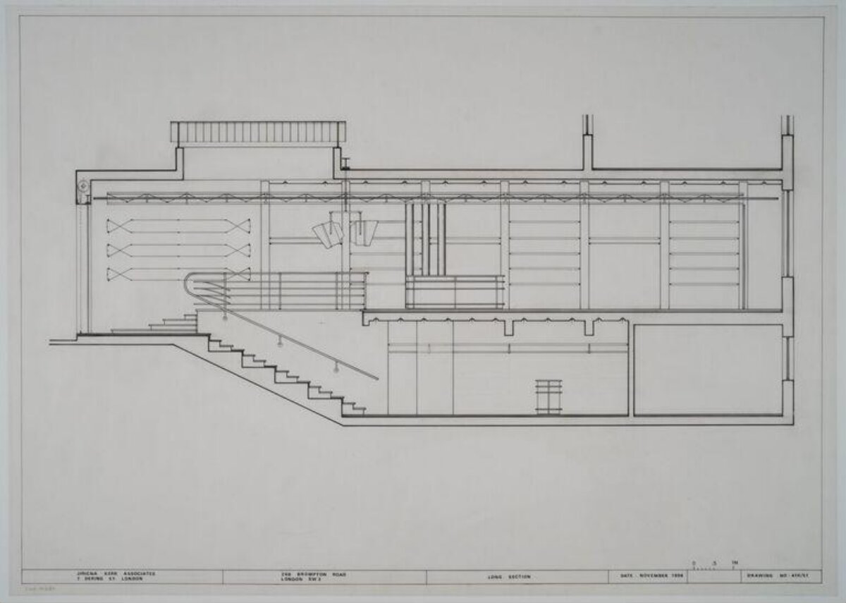 Architectural Long Section Drawing