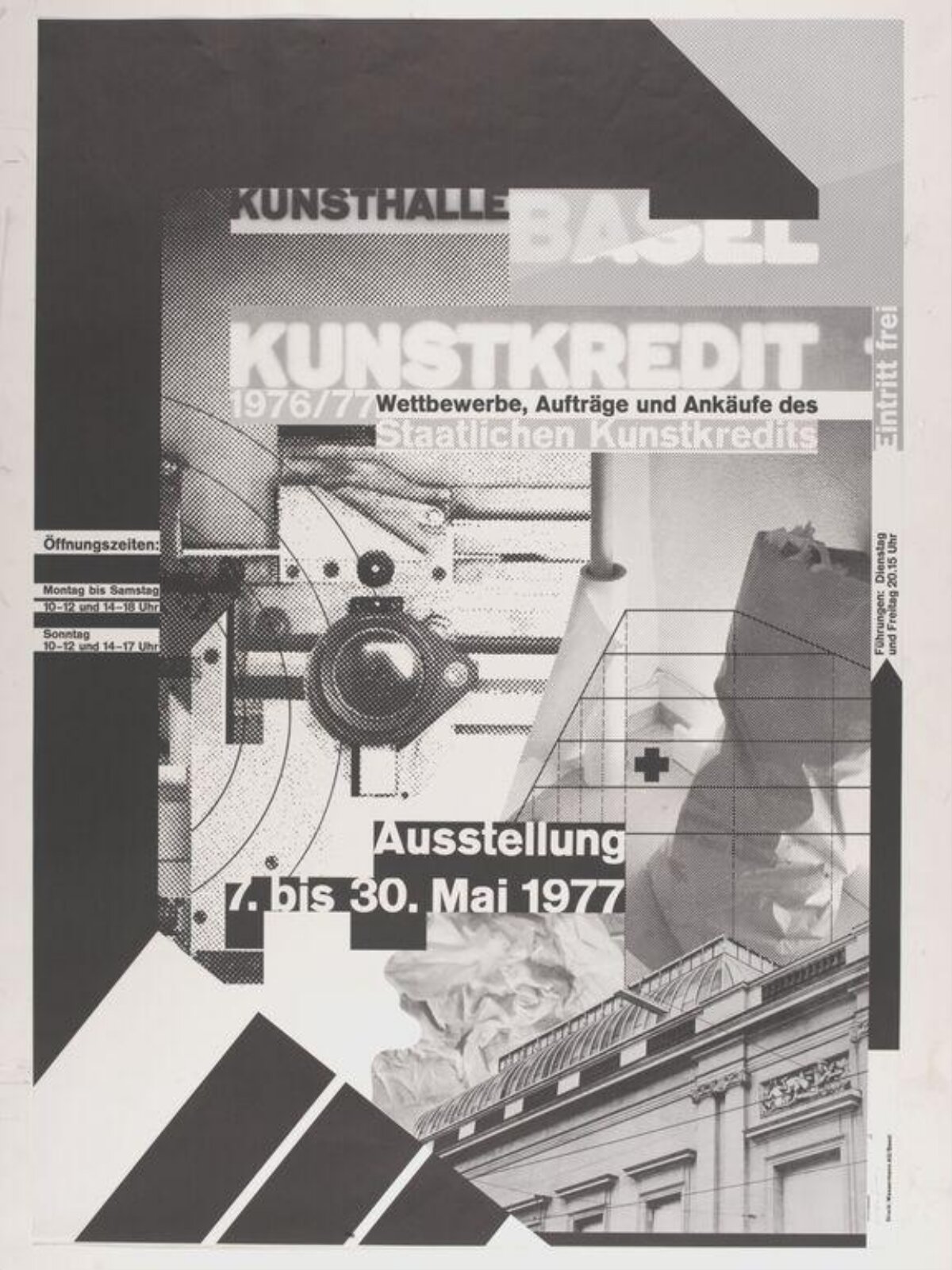 1977 Basel Kunstkredit Exhibition Poster