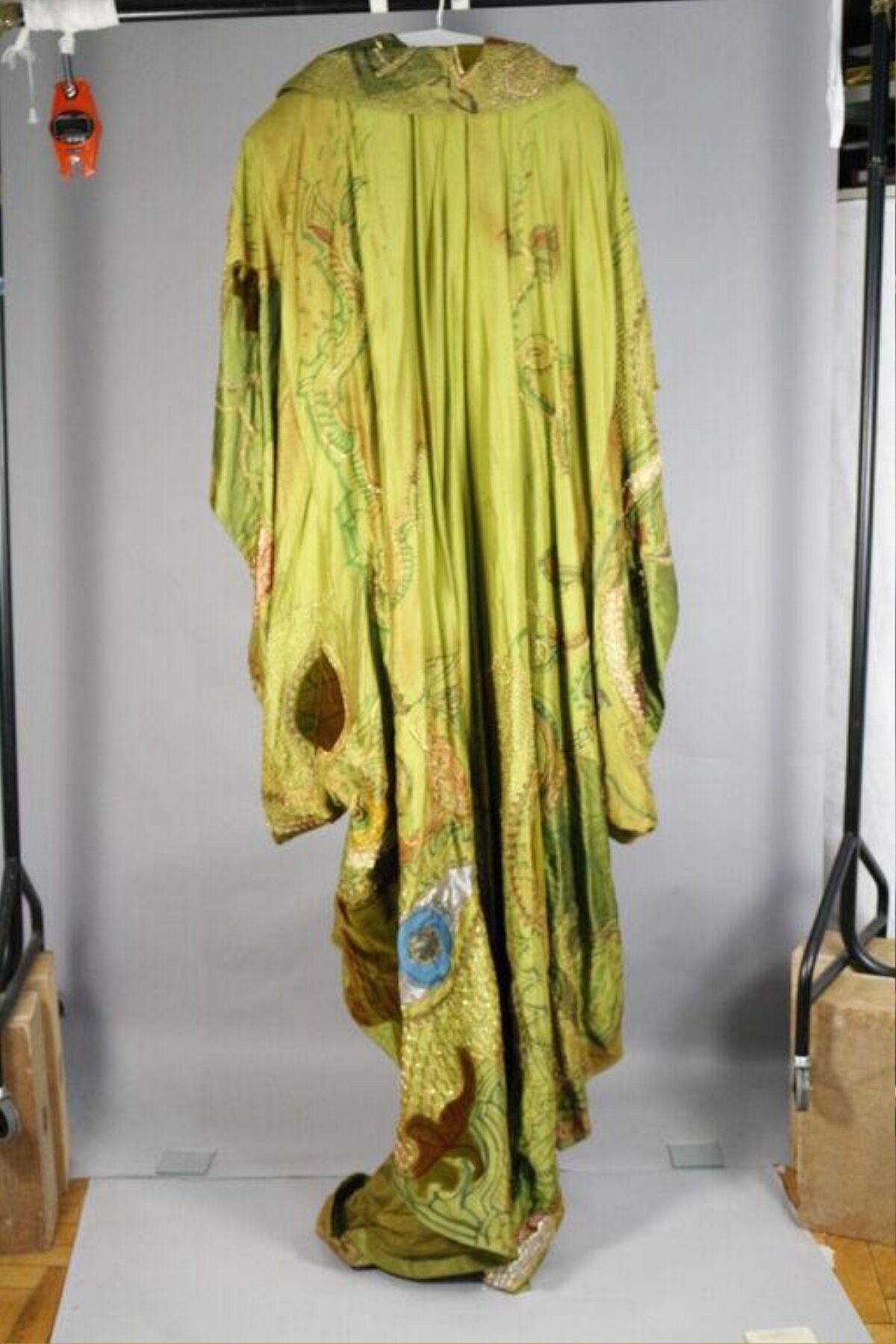 Antique Green Embroidered Theatrical Robe